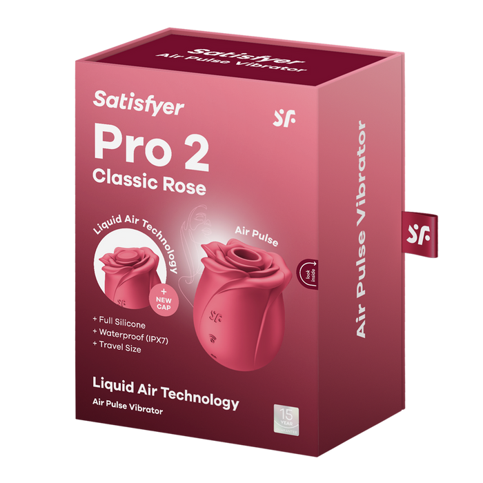 Satisfyer Pro 2 Classic Rose Luchtdruk Vibrator 16 cm