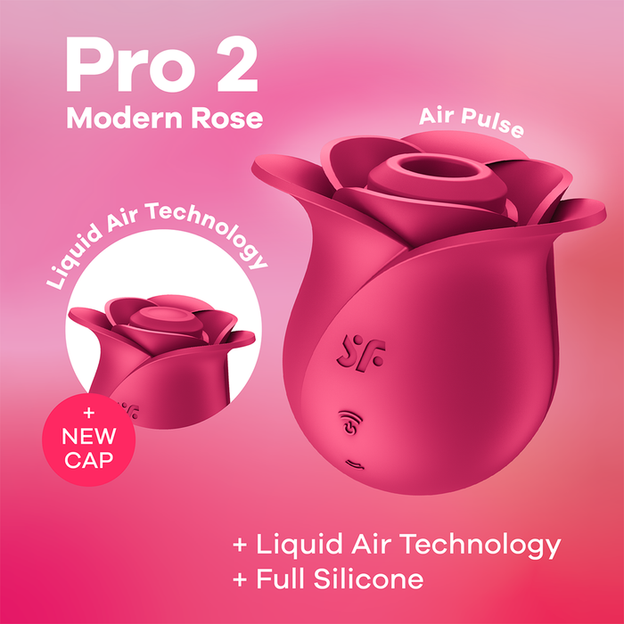 Satisfyer Pro 2 Modern Rose Luchtdruk Vibrator 16 cm