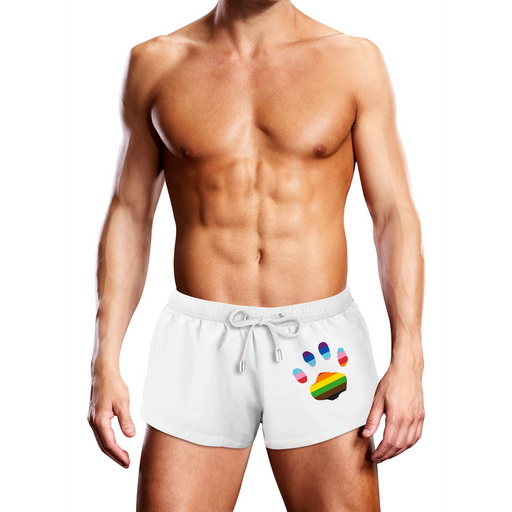 Prowler Zwemshort White Oversized Paw