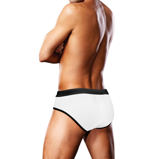 Prowler Zwembroek White Oversized Paw