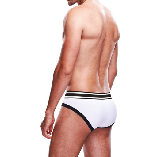 Prowler Brief White/black