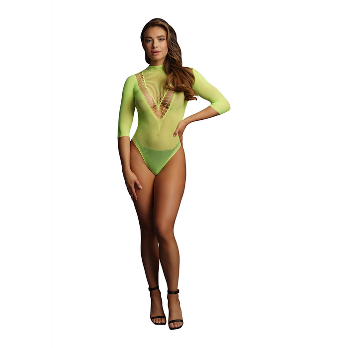 Le Désir Groene Teddy Met V-hals
