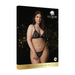 Le Désir Magic Lace Velvet Lingerie Set Black Plus Size