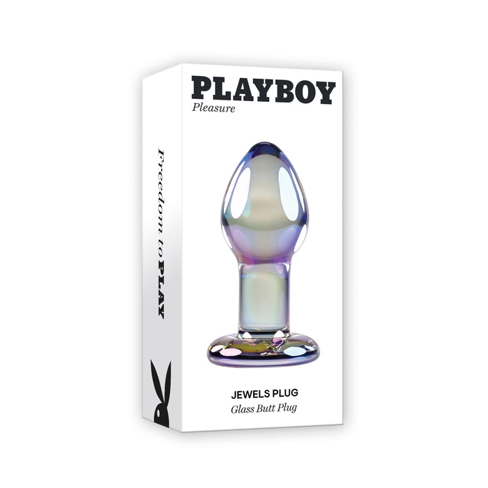 Playboy Jewels Plug Glazen Buttplug 9 cm