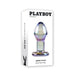 Playboy Jewels Plug Glazen Buttplug 9 cm