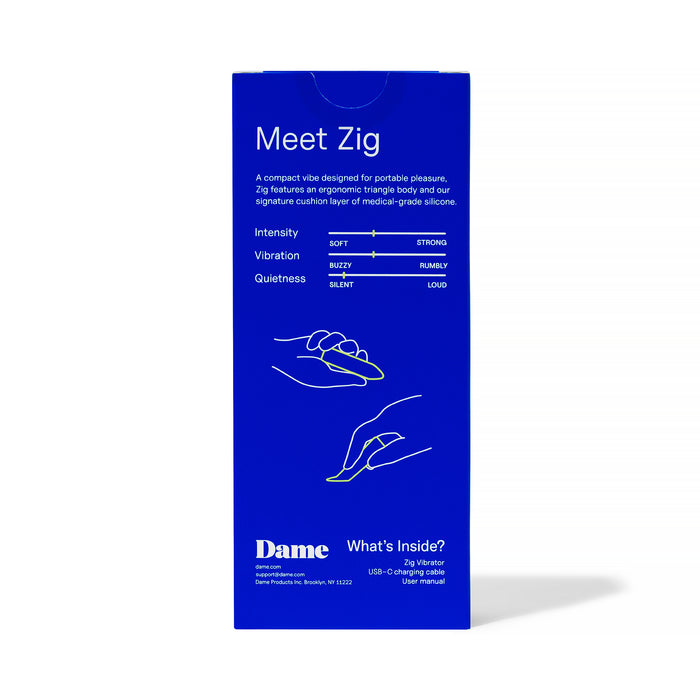 Dame Products Zig Compact Vibrator 11 cm