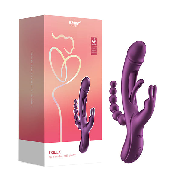 HoneyPlayBox Trilux Vibrator Met App 25 cm