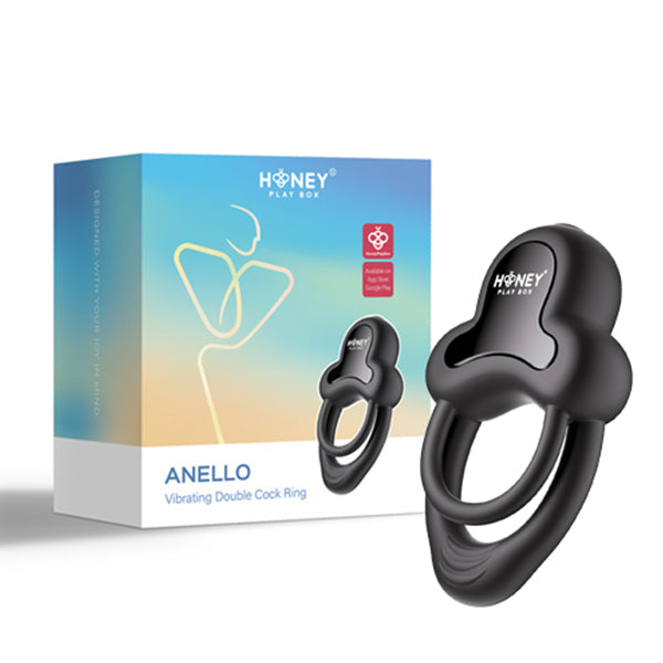 HoneyPlayBox Anello Vibrerende Cockring Met App