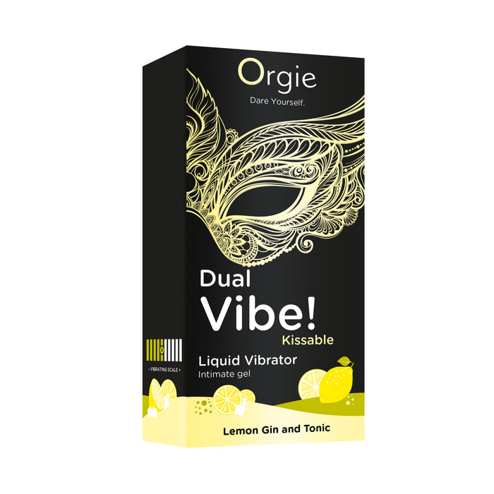 Orgie Dual Vibe Liquid Vibrator Lemon Gin & Tonic 15 ml