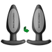 ElectraStim Silicone Noir Rocker Butt Plug 13 cm