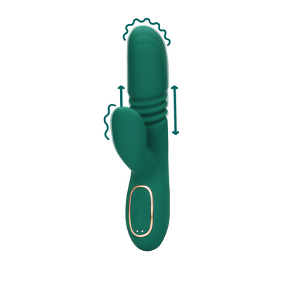 Loveline Stotende Rabbit Vibrator Ancient Sea 20 cm