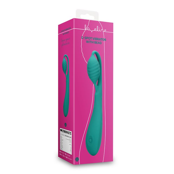 Loveline G Spot Vibrator With Bead 22 cm