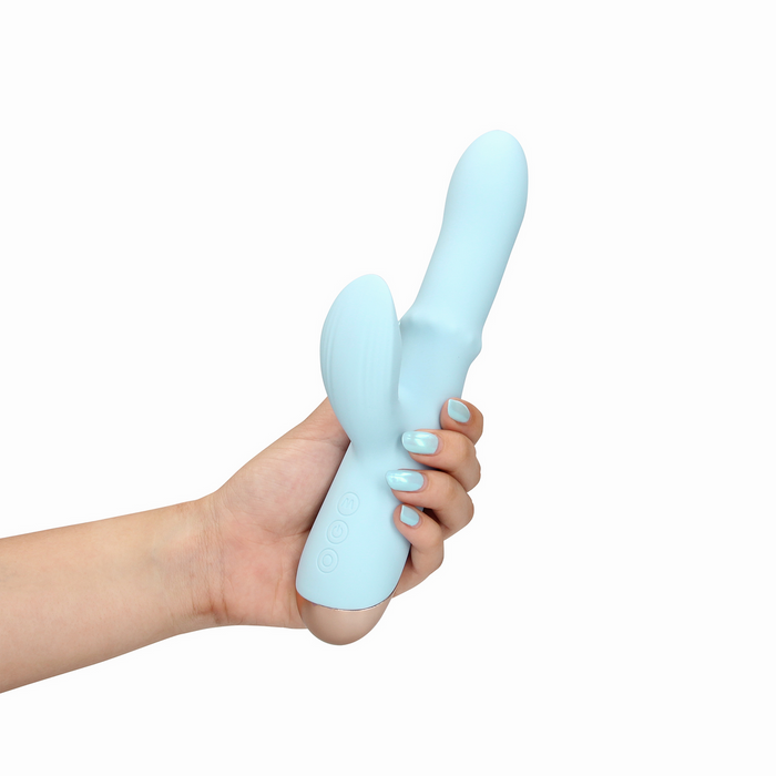 Loveline Pulse Wave Stotende Vibrator Arctic Blue 23 cm