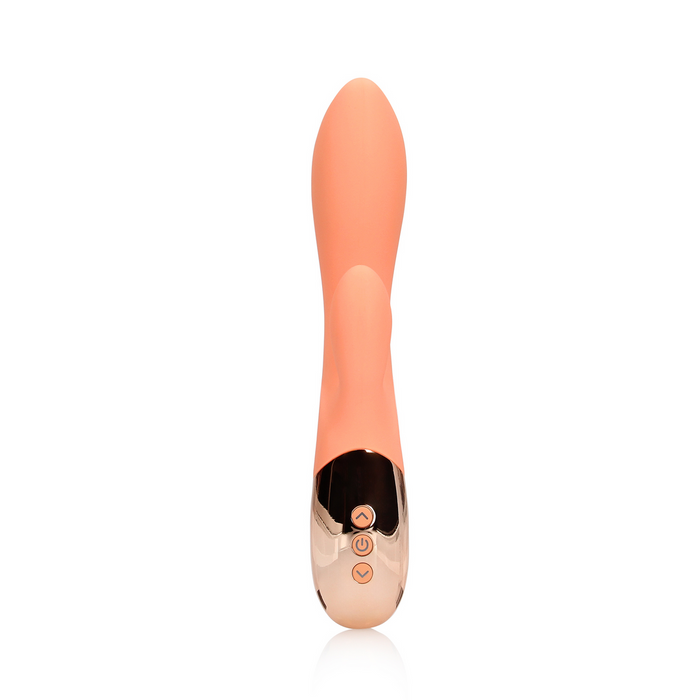 Loveline Rabbit Vibrator Ceramic Peach 22 cm