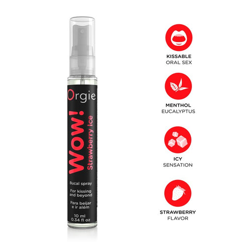 Orgie Wow Strawberry Ice Bucal Spray 10 ml