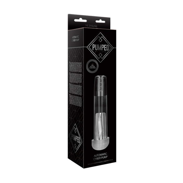 Pumped Automatische Cyber Penispomp Met Sleeve