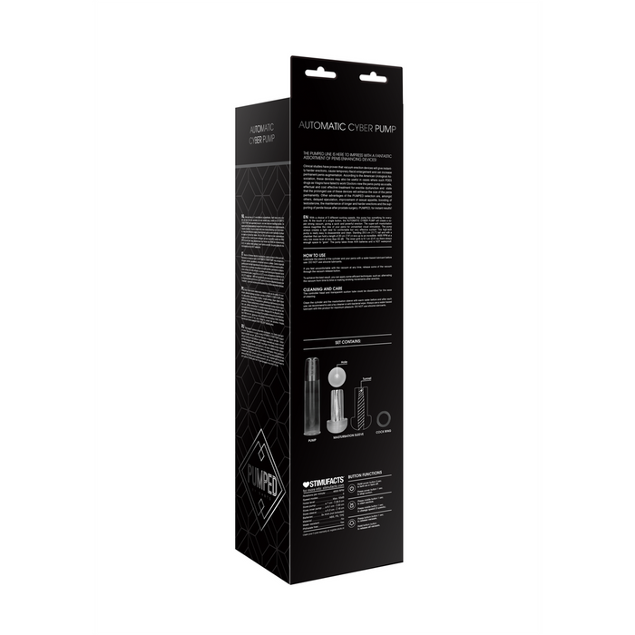 Pumped Automatische Cyber Penispomp Met Sleeve