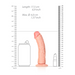 RealRock Gebogen Realistische Dildo 15,5 Cm