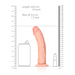 RealRock Gebogen Realistische Dildo 18 Cm