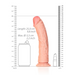 RealRock Gebogen Realistische Dildo 23 Cm