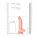 RealRock Gebogen Realistische Dildo Met Ballen 15,5 Cm