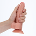 RealRock Gebogen Realistische Dildo Met Ballen 18 Cm