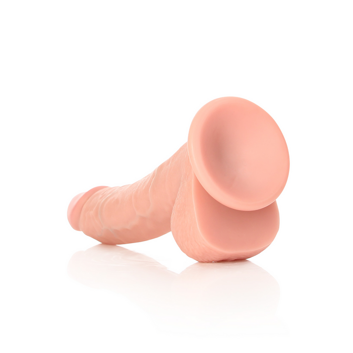 RealRock Gebogen Realistische Dildo Met Ballen 20,5 Cm