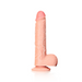 RealRock Rechte Realistische Dildo Met Ballen 18 Cm