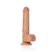 RealRock Rechte Realistische Dildo Met Ballen 18 Cm