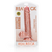 RealRock Rechte Realistische Dildo Met Ballen 23 Cm