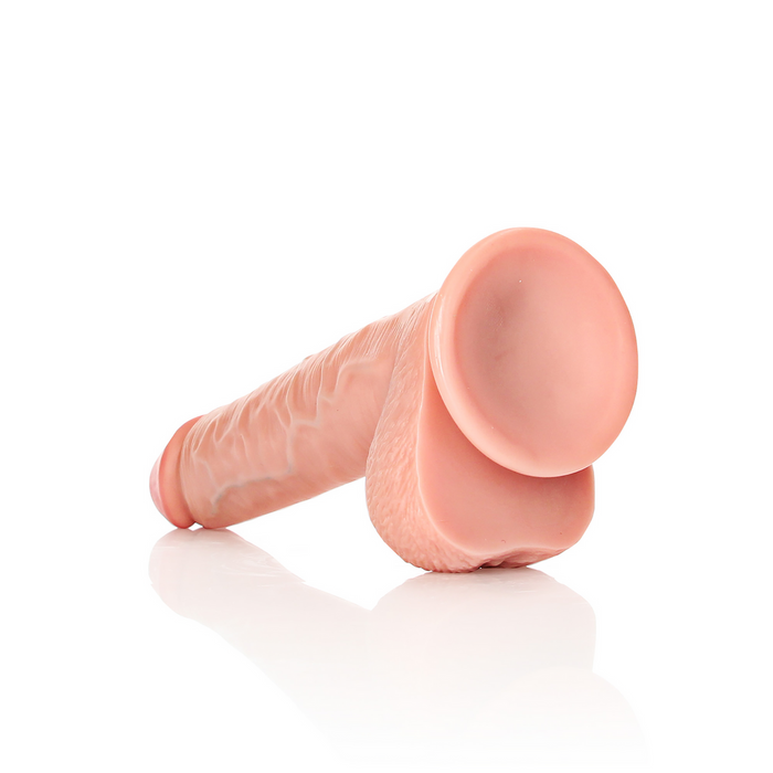 RealRock Rechte Realistische Dildo Met Ballen 28 Cm