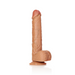 RealRock Rechte Realistische Dildo Met Ballen 28 Cm