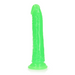 Realrock Slim Realistic Dildo With Suction Cup Glow In The Dark 7'' / 18 Cm