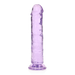 RealRock Crystal Clear Dildo 18 cm