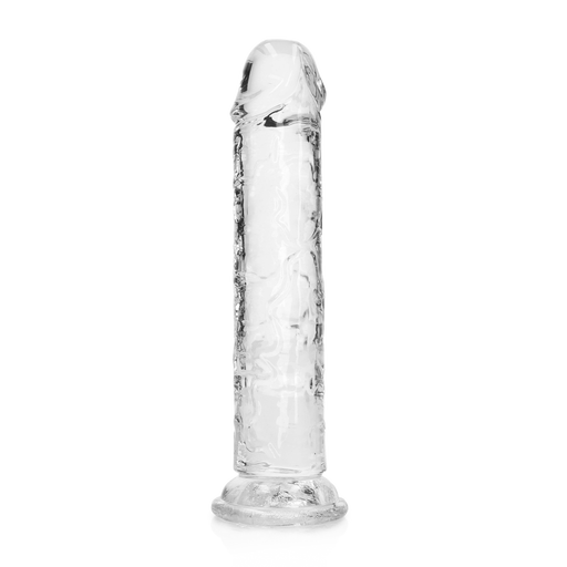 RealRock Crystal Clear Dildo 18 cm