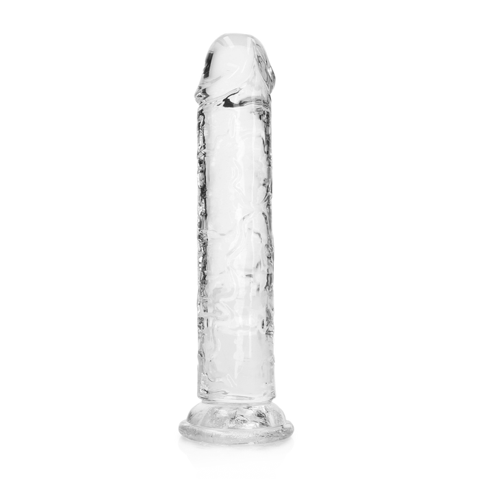 RealRock Crystal Clear Dildo 18 cm