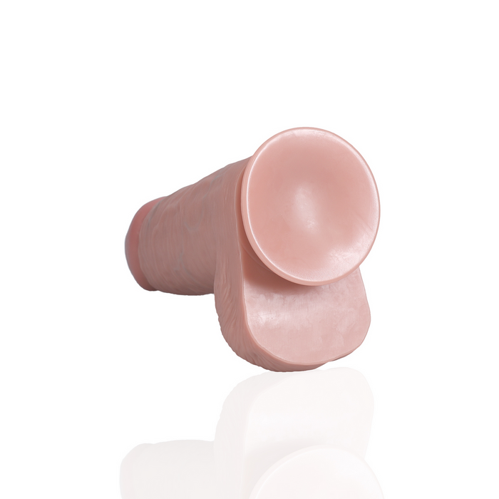 RealRock Extra Dikke Dildo Met Ballen 20,3 Cm