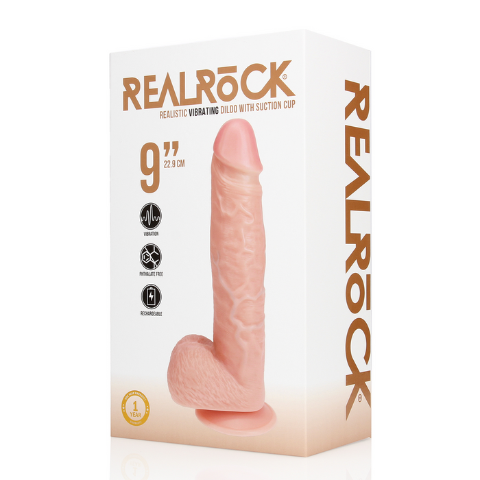 RealRock Vibrerende Dildo 23 Cm