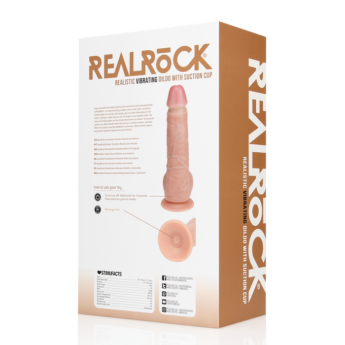 RealRock Vibrerende Dildo 23 Cm