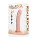 RealRock Vibrerende & Roterende Gebogen Dildo 20 Cm