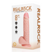 RealRock Vibrerende & Roterende Dildo 20 Cm