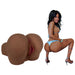 Curve Toys Mistress Paris Doggie Style Chocolate