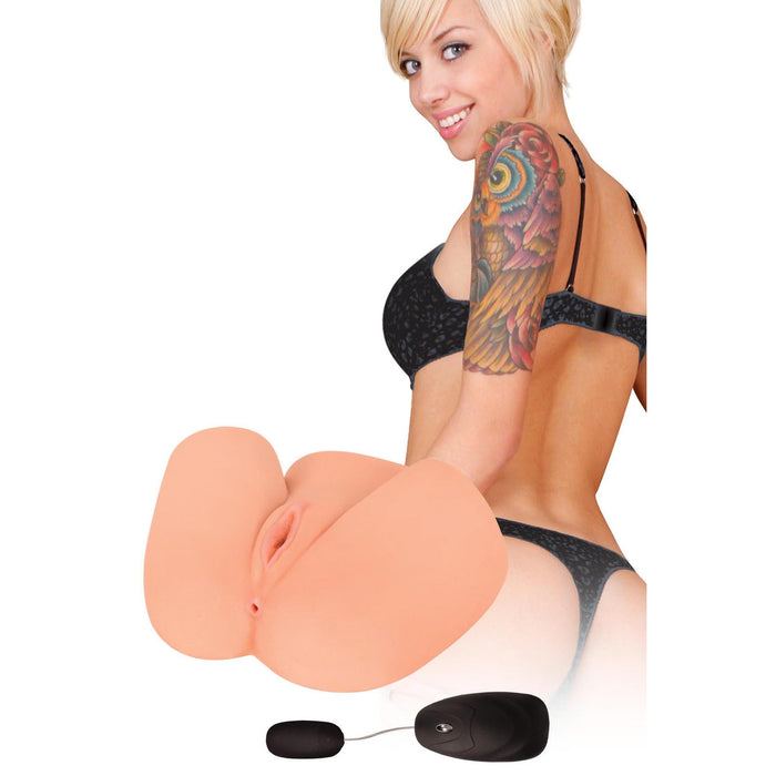 Curve Toys Mistress Zoe Jackhammer Butt Vanilla